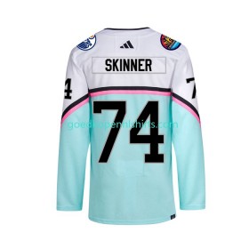 Edmonton Oilers STUART SKINNER 74 2023 All-Star Adidas Wit Authentic Shirt - Mannen